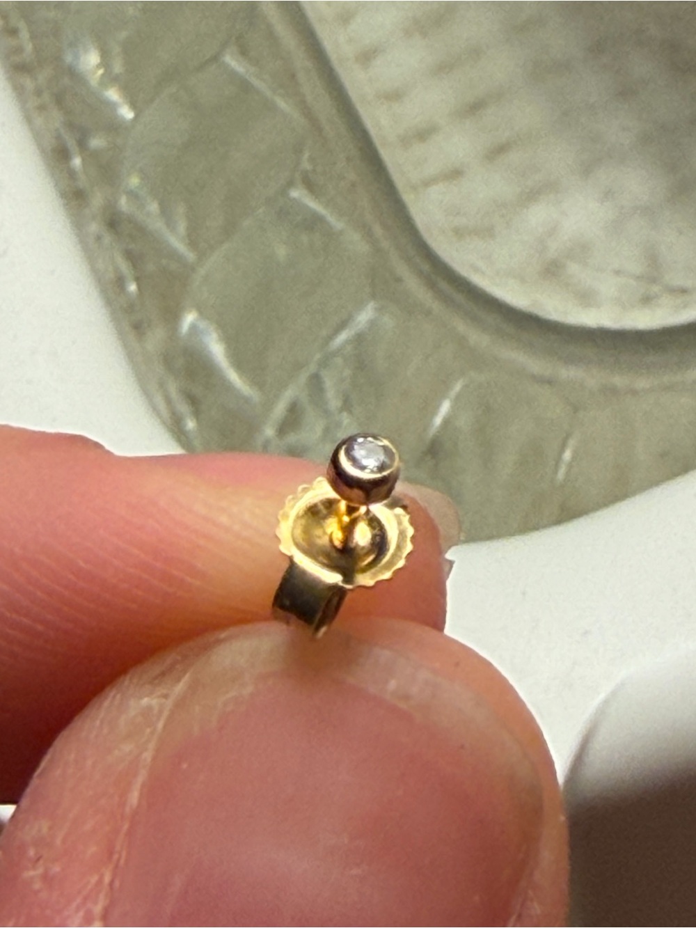 Mejuri Single Tiny Diamond Stud - Picture 12 of 16
